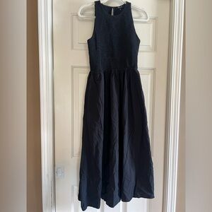 Madewell Black Sleeveless sundress